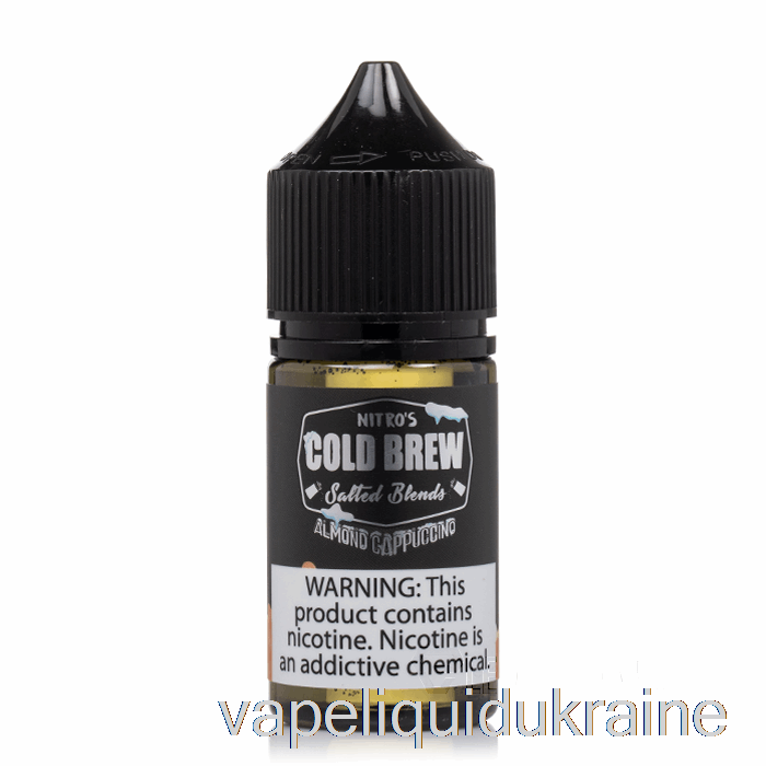 Vape Liquid Ukraine Almond Cappuccino - Nitros Cold Brew Salts - 30mL 25mg